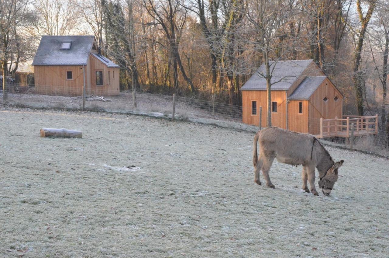 Les Cabanes Des Pierreux 호텔 Gesves 외부 사진